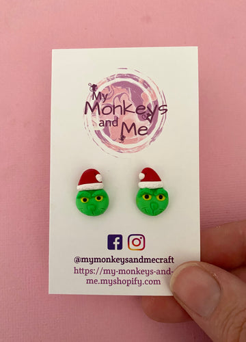 Grinch earrings