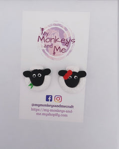 Rosie and Jim sheep statement studs