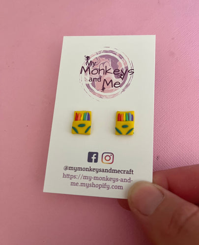 Small crayon studs
