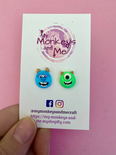 Monster earrings