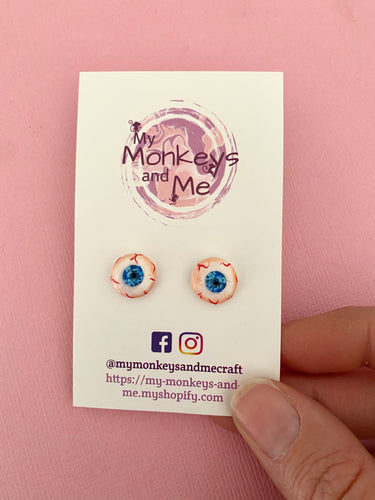 Eyeball earrings