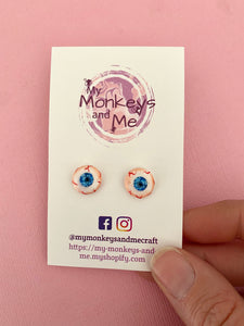 Eyeball earrings