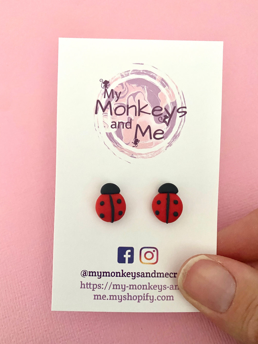 Ladybird studs