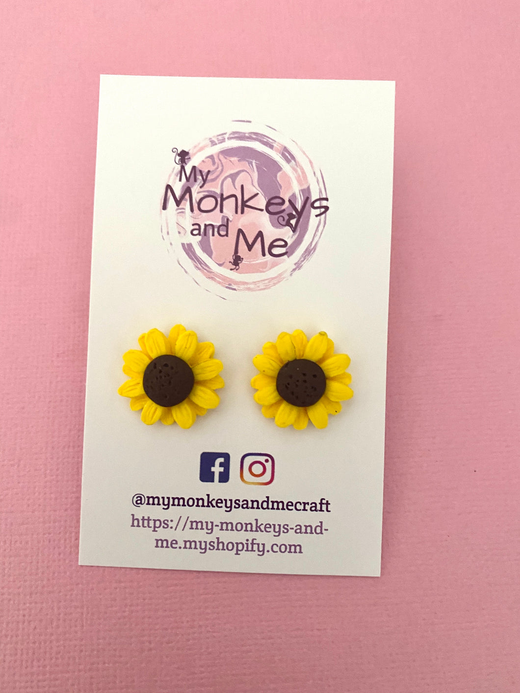 Sunflower studs