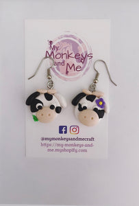 Blossom cow dangles