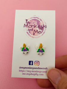 Unicorn studs