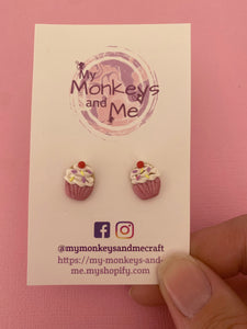 Cupcake studs