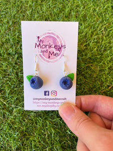 Blueberry earrings