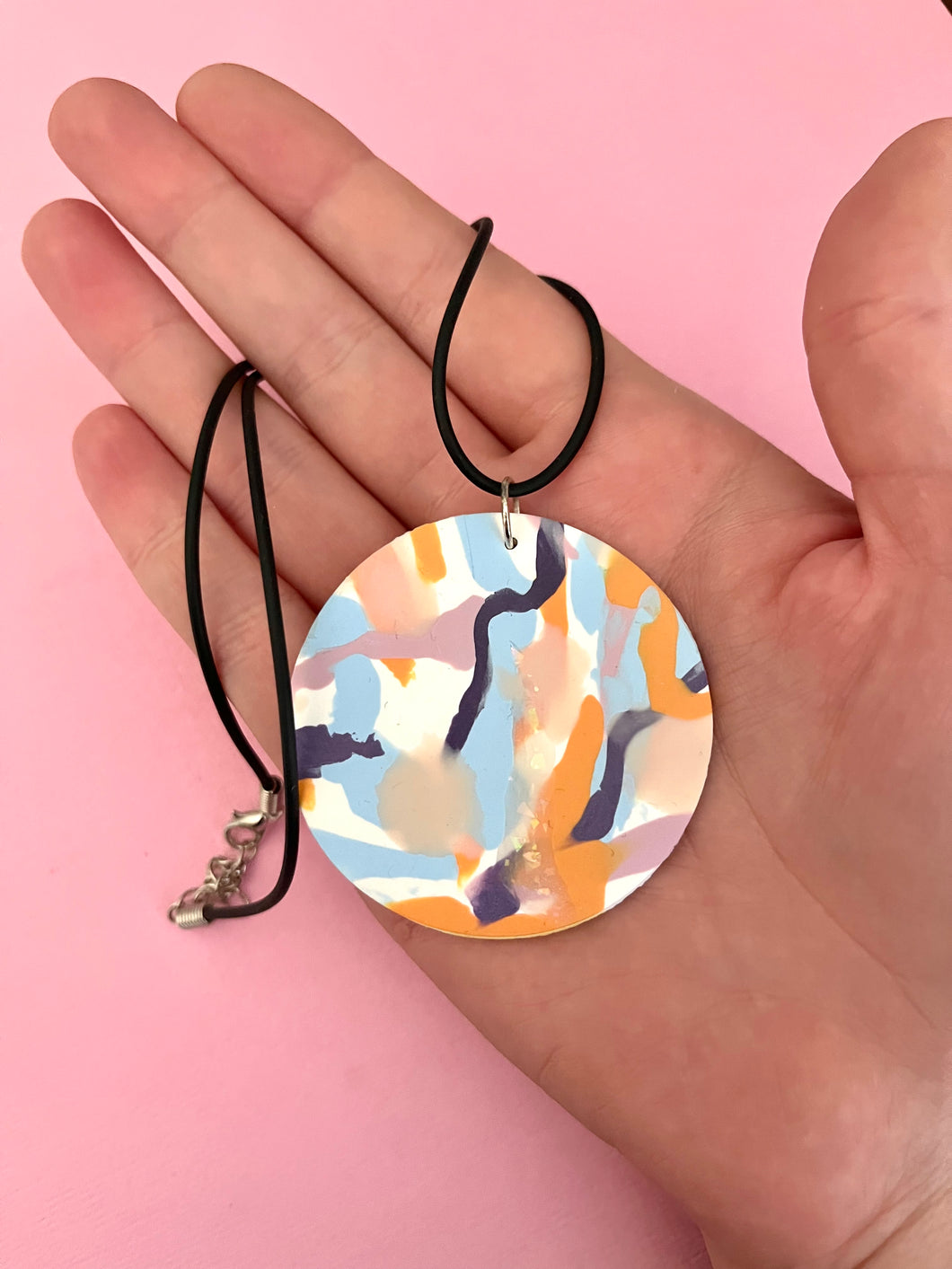 Clay necklace