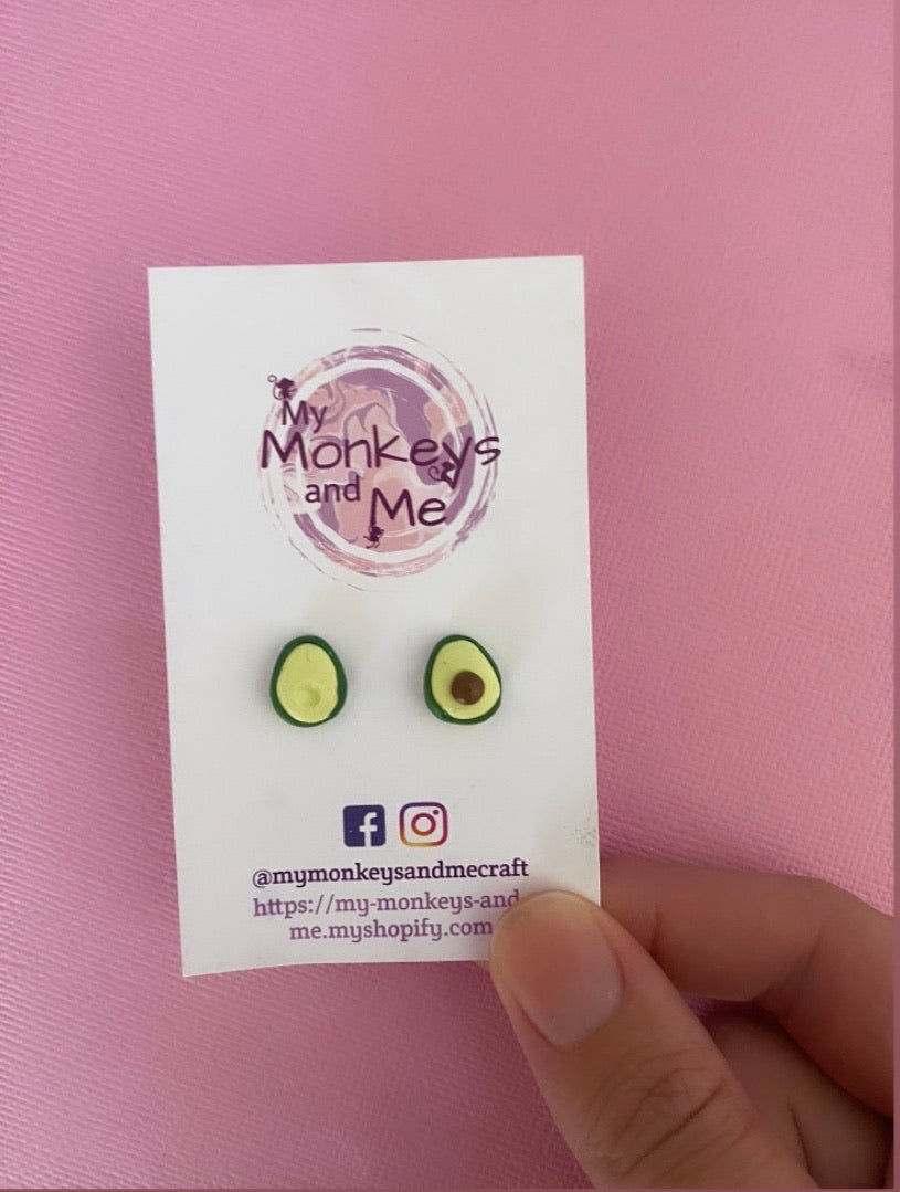 Avocado earrings