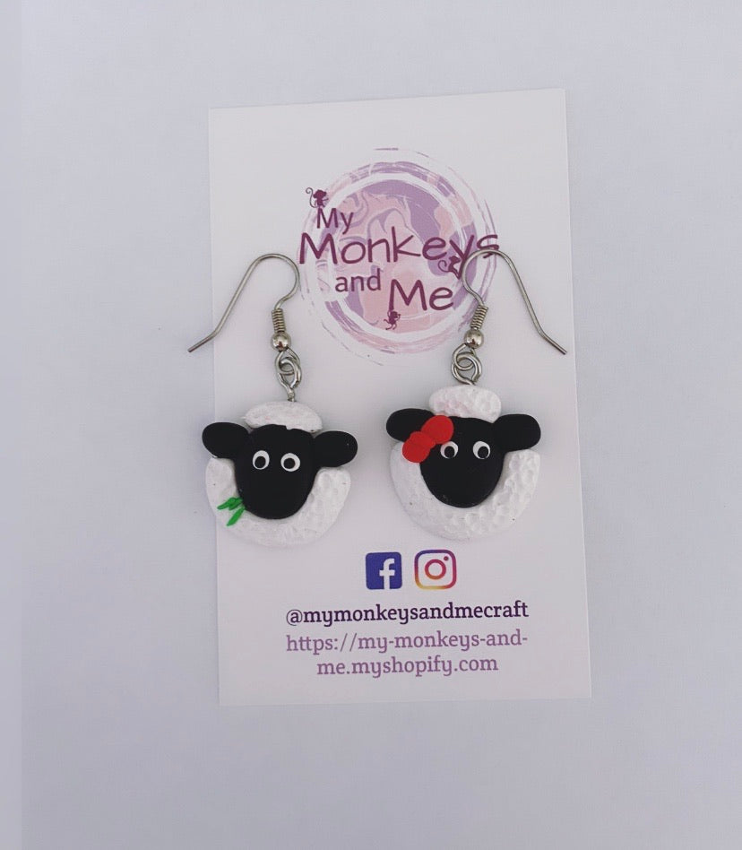 Rosie and Jim sheep dangles