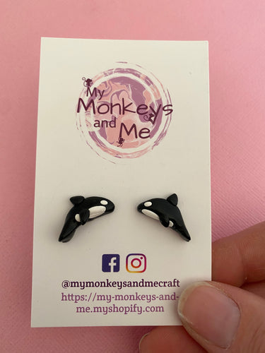 Orca earrings
